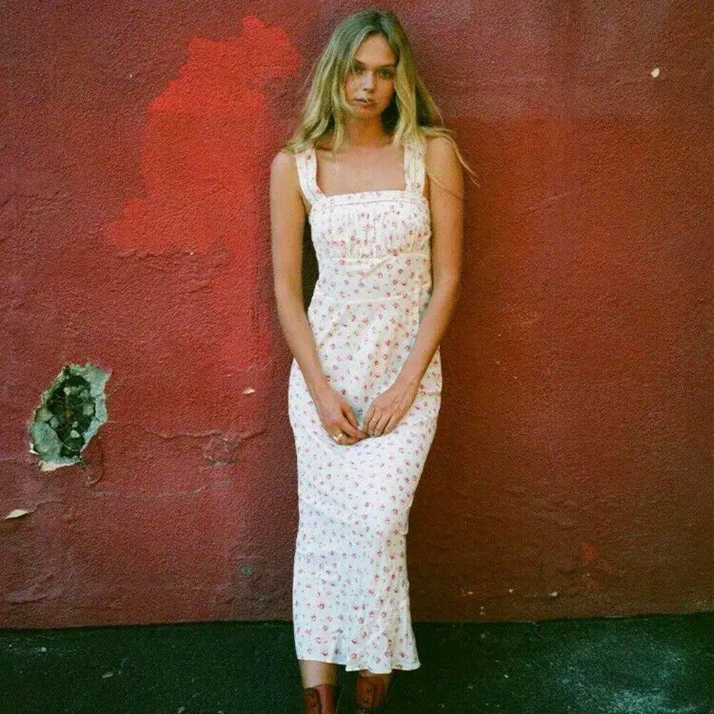 ♥️ The Dharma Dress in Baby Rose ♥️ from Realisation Par in SIZE: X-Small